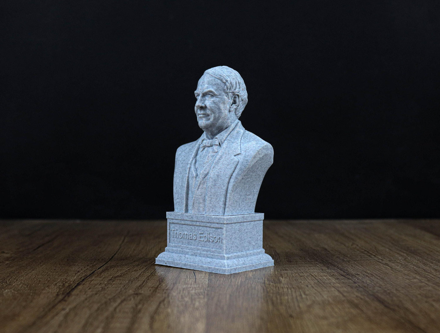 Thomas Edison Bust, American inventor Statue, Sculpture Decoration ,Home Decor