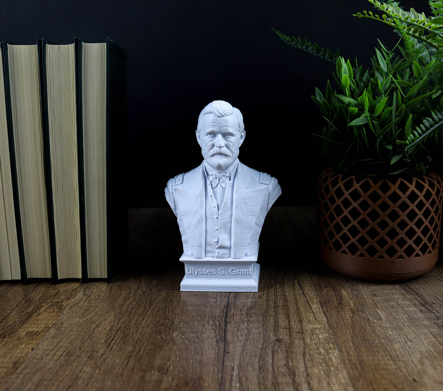 Ulyses S Grant Bust, 18th U.S. President Sculpture