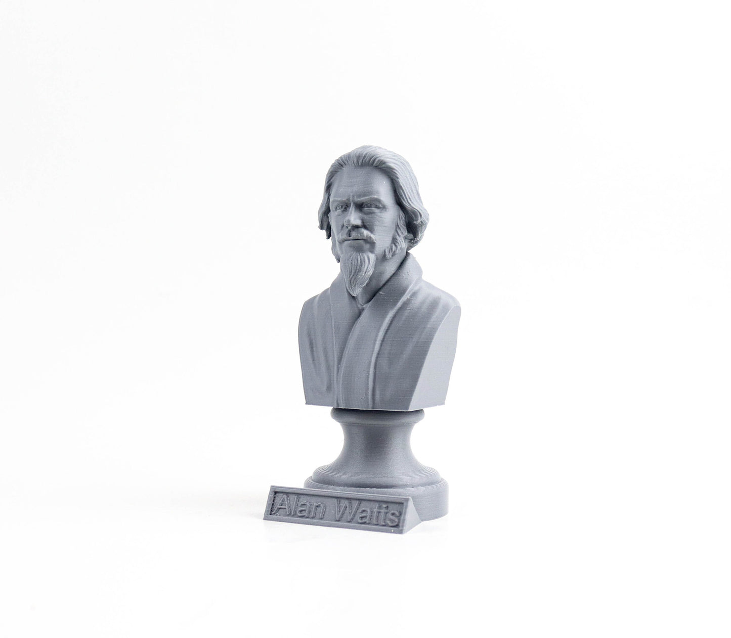 Alan Watts Bust, English Writer Statue, Sculpture Decoration