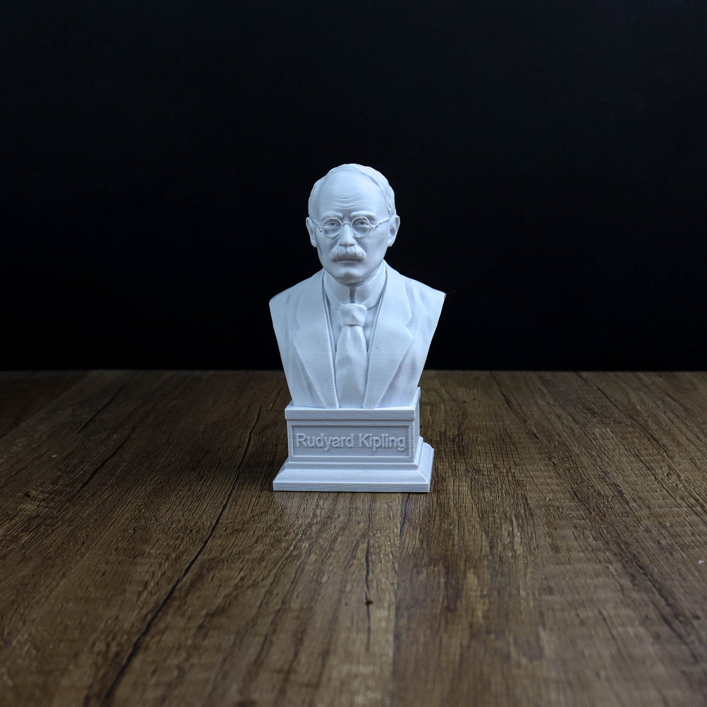 Rudyard Kipling Bust, British author Statue, Sculpture Decoration
