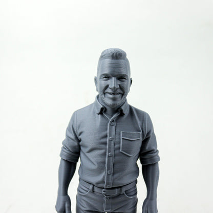 Personalized 3D Printed Action Figure: Custom Figurine Gift