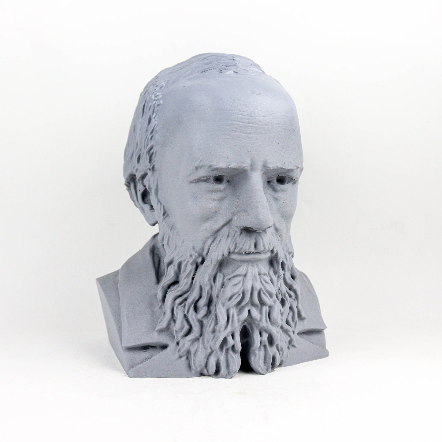 Fyodor Dostoevsky Headphone Holder, Russian Novelist Head Statue, Gift for Poetry