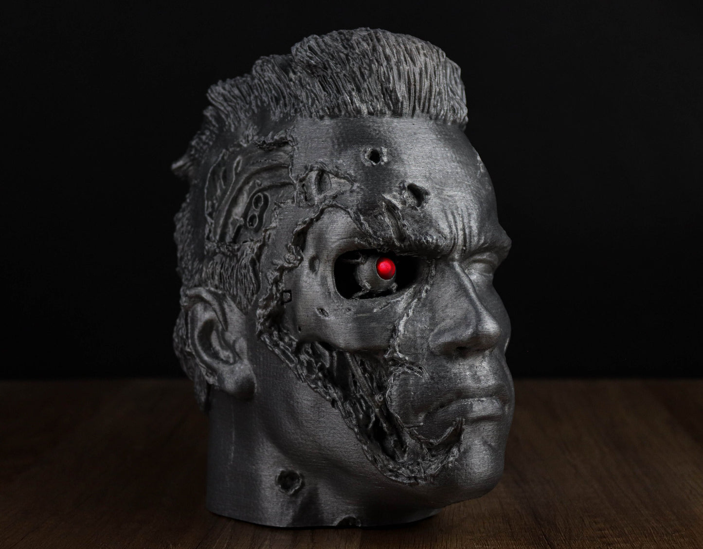 Terminator T-800 LED Bust, Arnold Schwarzenegger Headphone Holder