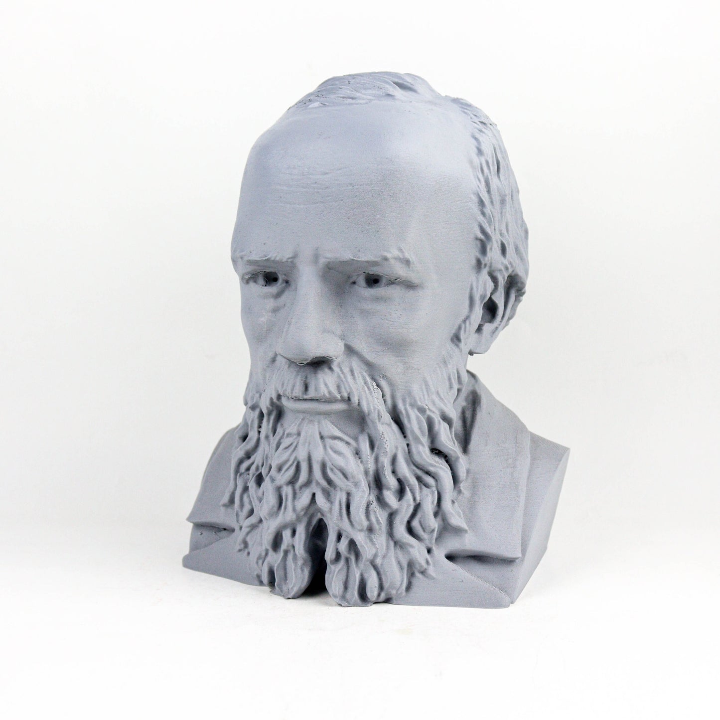 Fyodor Dostoevsky Headphone Holder, Russian Novelist Head Statue, Gift for Poetry