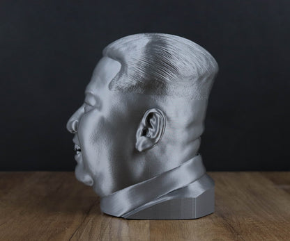 Kim Jong-un Headphone Holder, Desktop Decor Headphone 3d Bust Gift