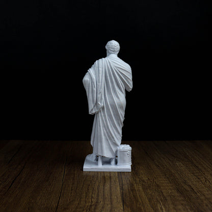 Sophocles 3D Printed Bust, Classical Greek Literature Home Decor