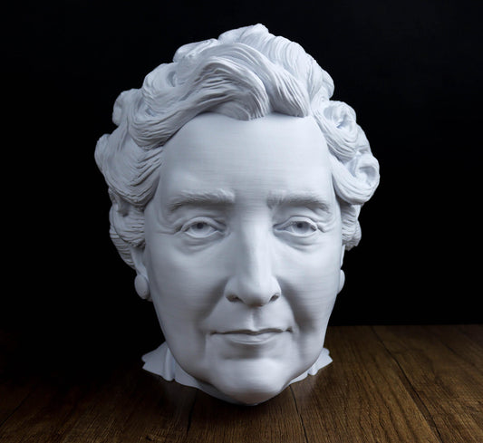 Agatha Christie Head Bust