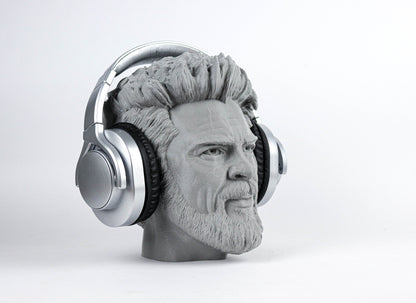 Karl Urban  Bust, Headset Stand Bust