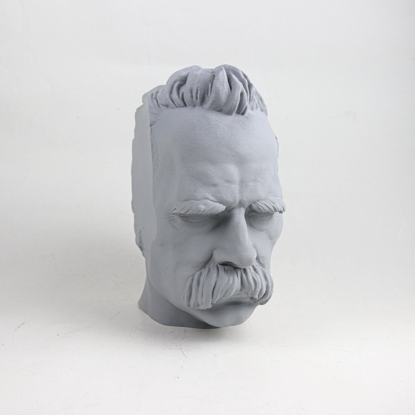 Friedrich Nietzsche Book Nook – Philosopher Bookshelf Insert, Literary Home Decor