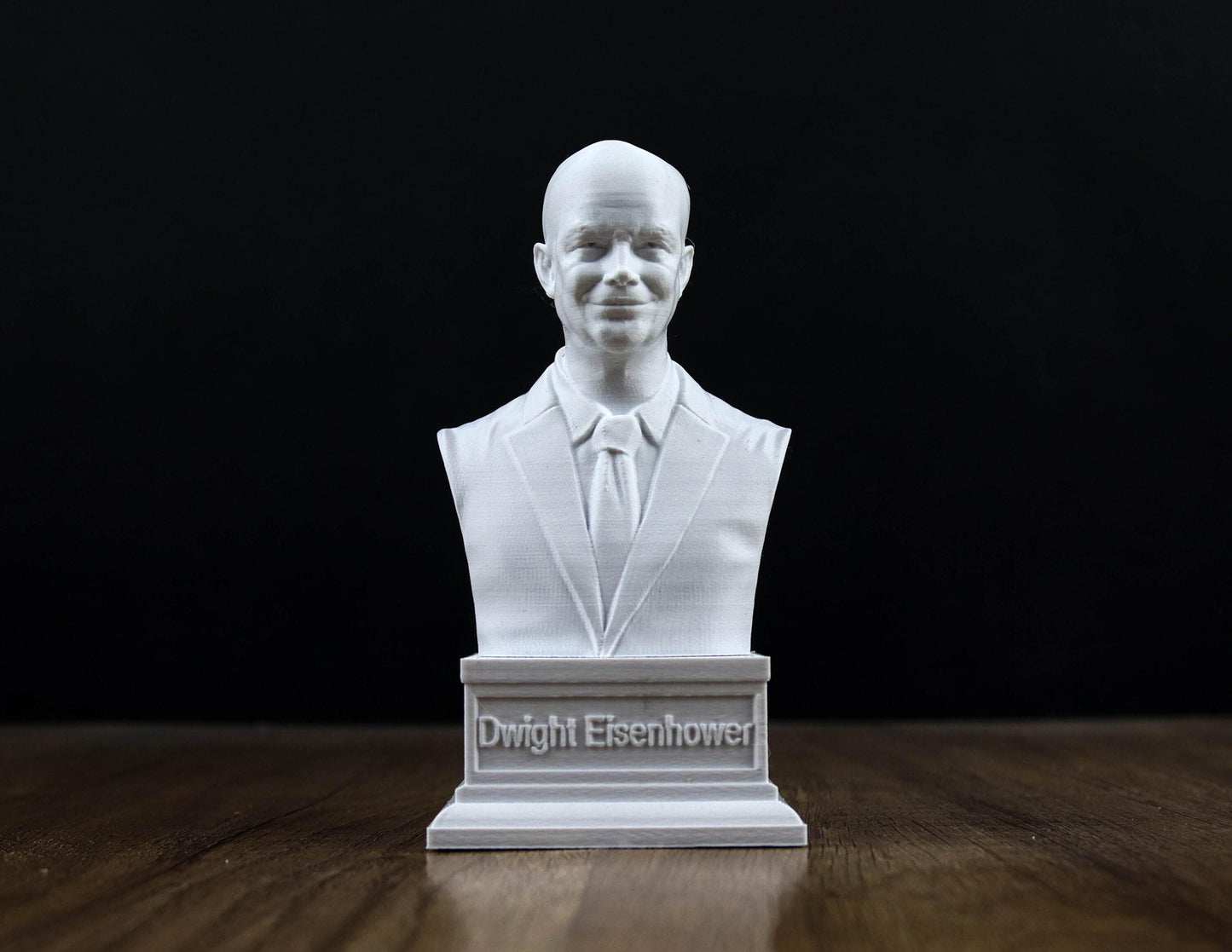 Dwight D. Eisenhower Bust, 34th US President Sculpture