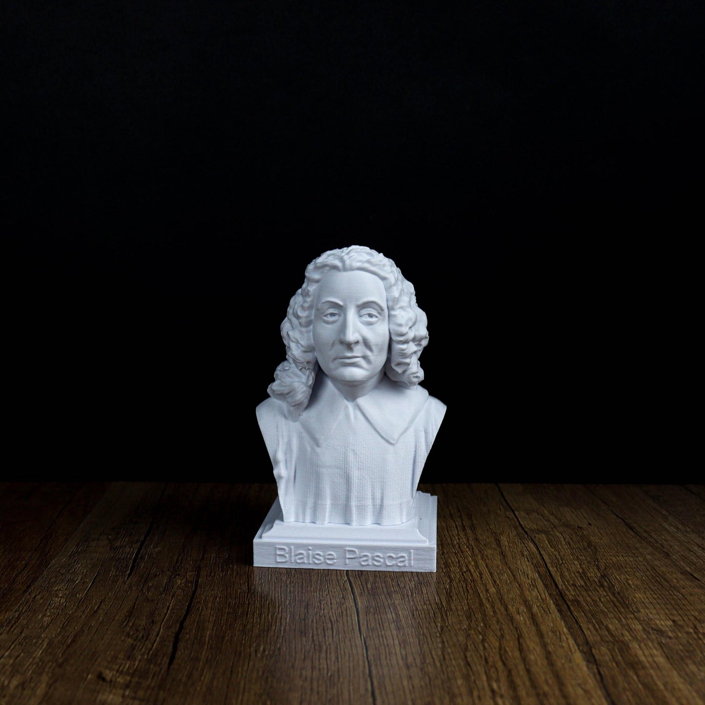 Blaise Pascal Bust,  French Mathematician and Philosopher Sculpture, Unique Gift for Mathematicians & Thinker
