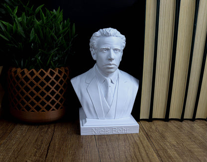 Niels Bohr Bust, Atomic Theory Statue, Science Decor, Gift for Physicists & STEM Enthusiasts