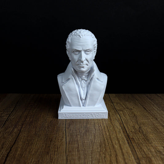 Alessandro Volta Bust, Italian Physicist and Chemist Sculpture, Unique Gift for Mathematicians & Thinkers