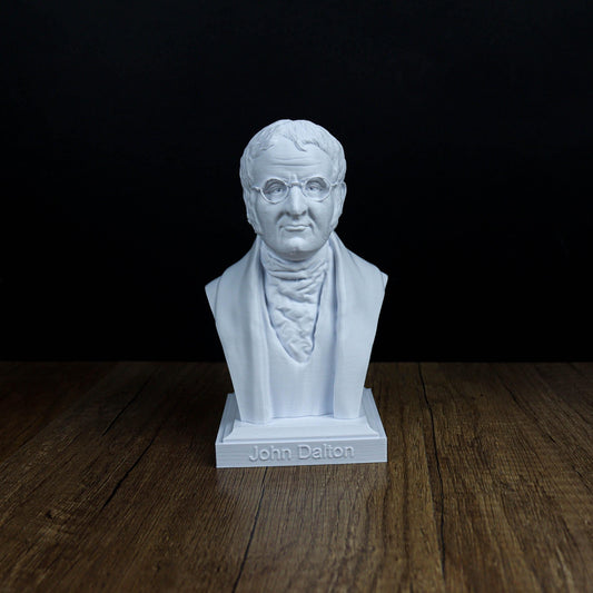 John Dalton Bust,  English Chemist, Physicist and Meteorologist Sculpture