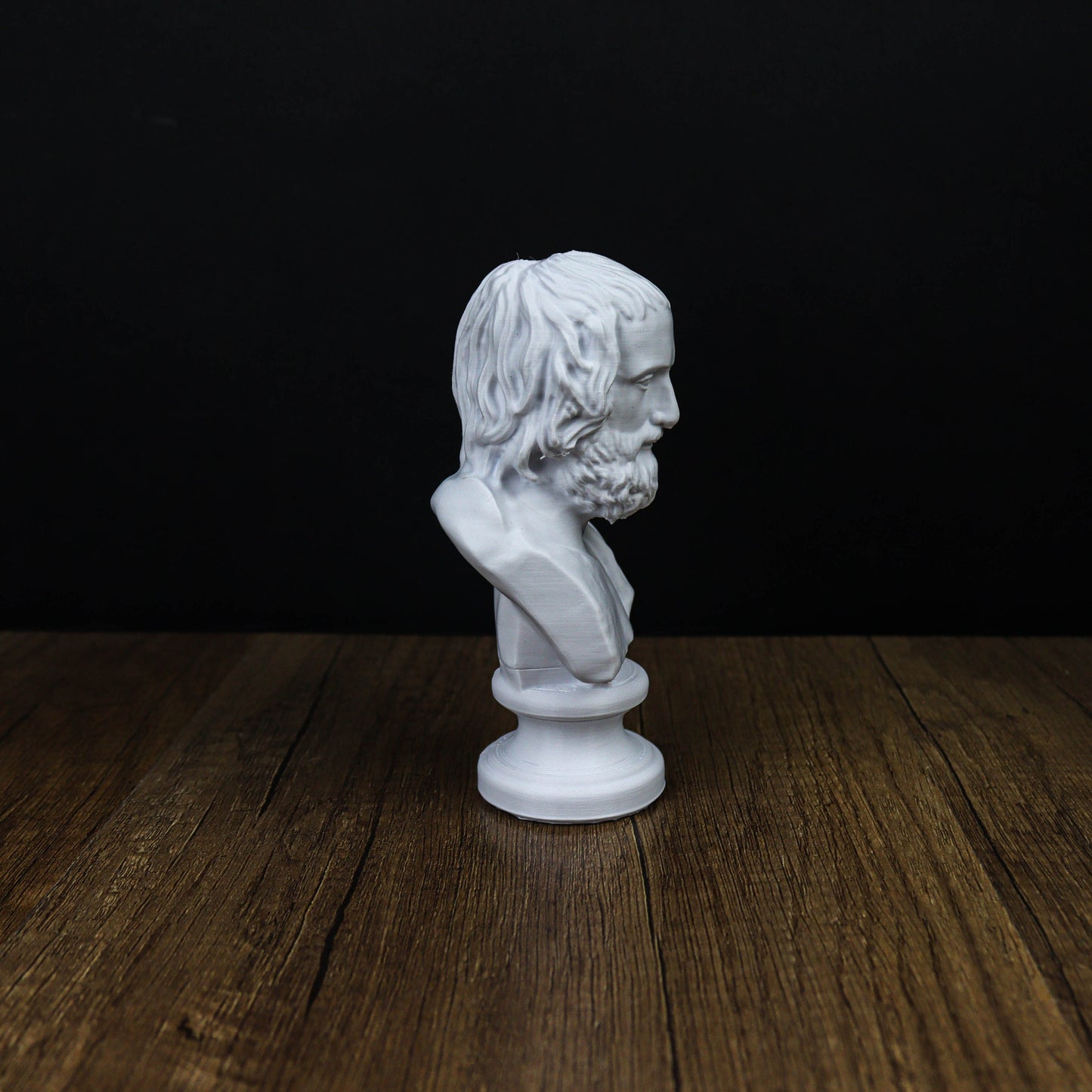 Euripides Statue Bust, Greek Tragedian of Classical Athens Sculpture