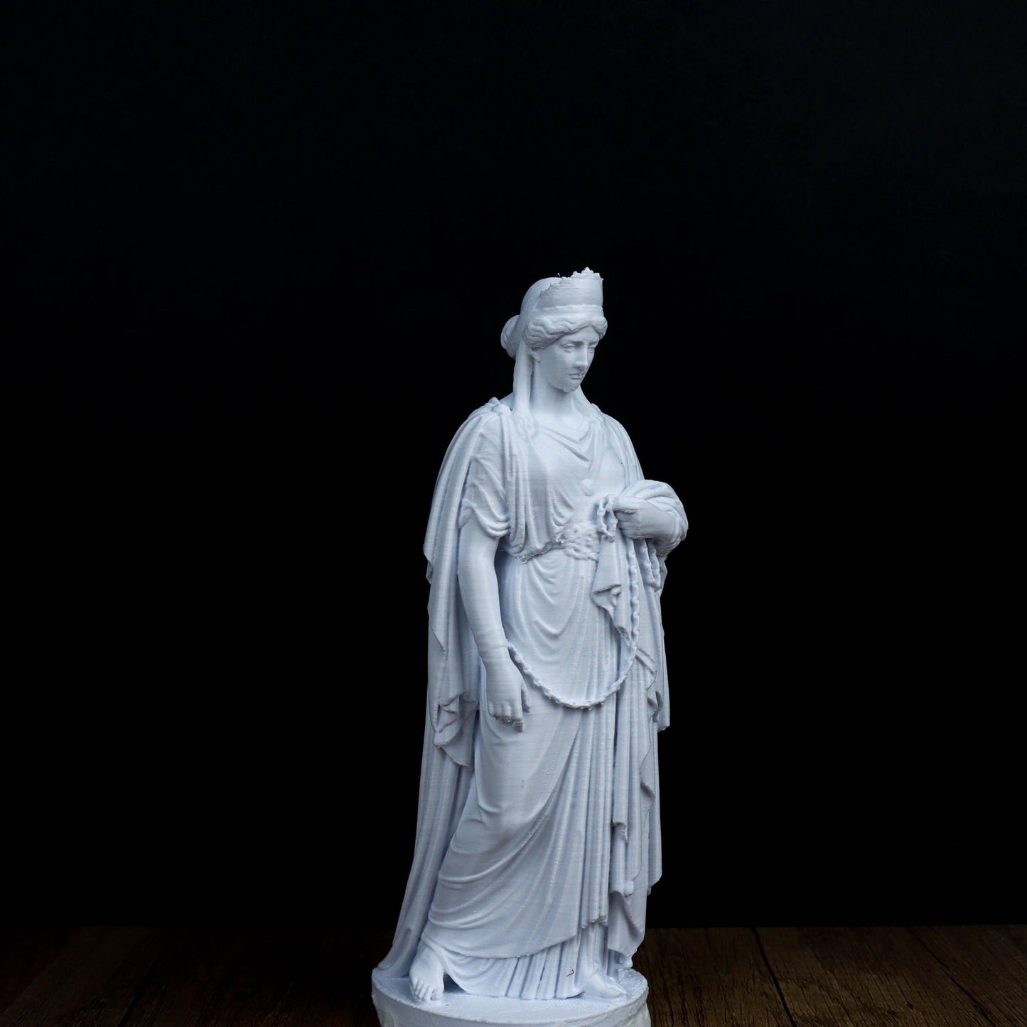 Queen Zenobia 3D Printed Statue, Queen of Palmyra Bookshelf and Home Decor