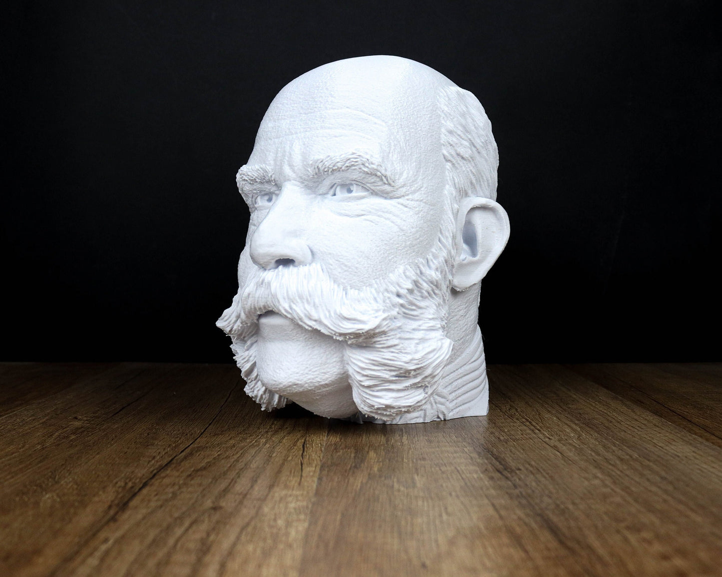 Franz Joseph I of Austria Head Bust, Emperor of Austria, King of Hungary 3d Bust Sculpture