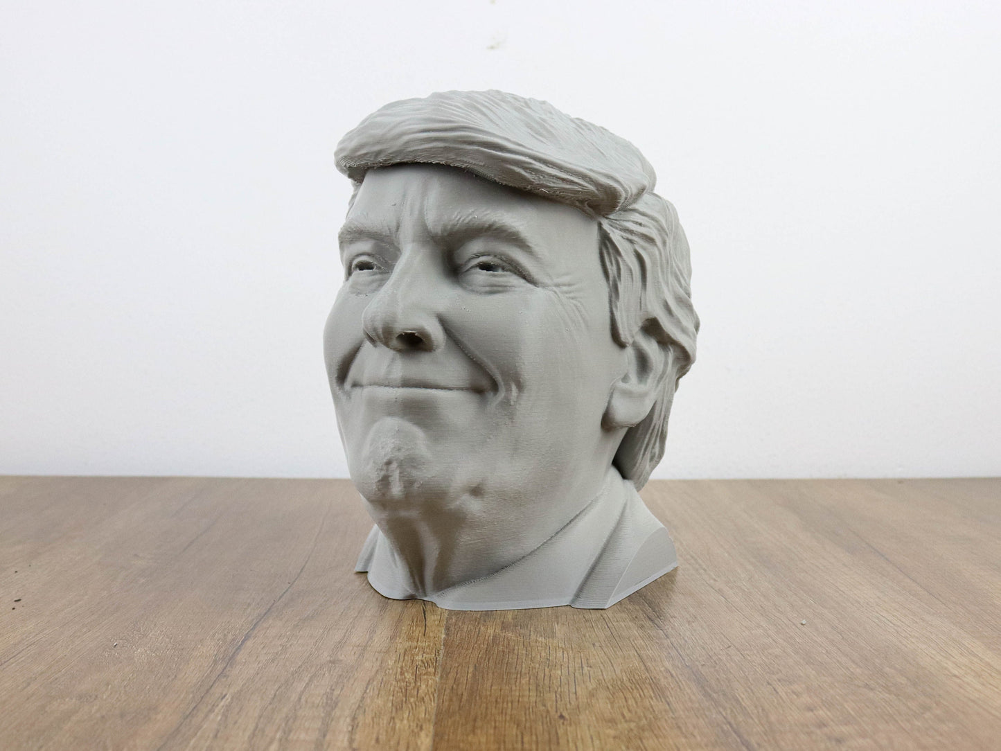 Smiling Trump Headphone Holder 3d Bust