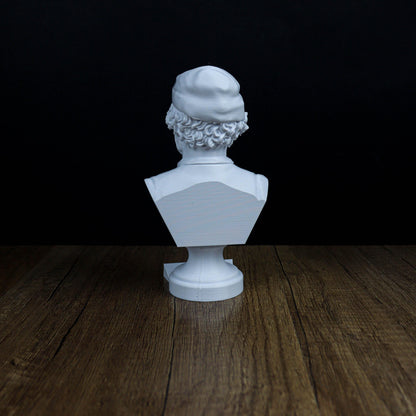 Donatello Bust, Famous Italian Sculptor of the Renaissance Period, Bookshelf Decor