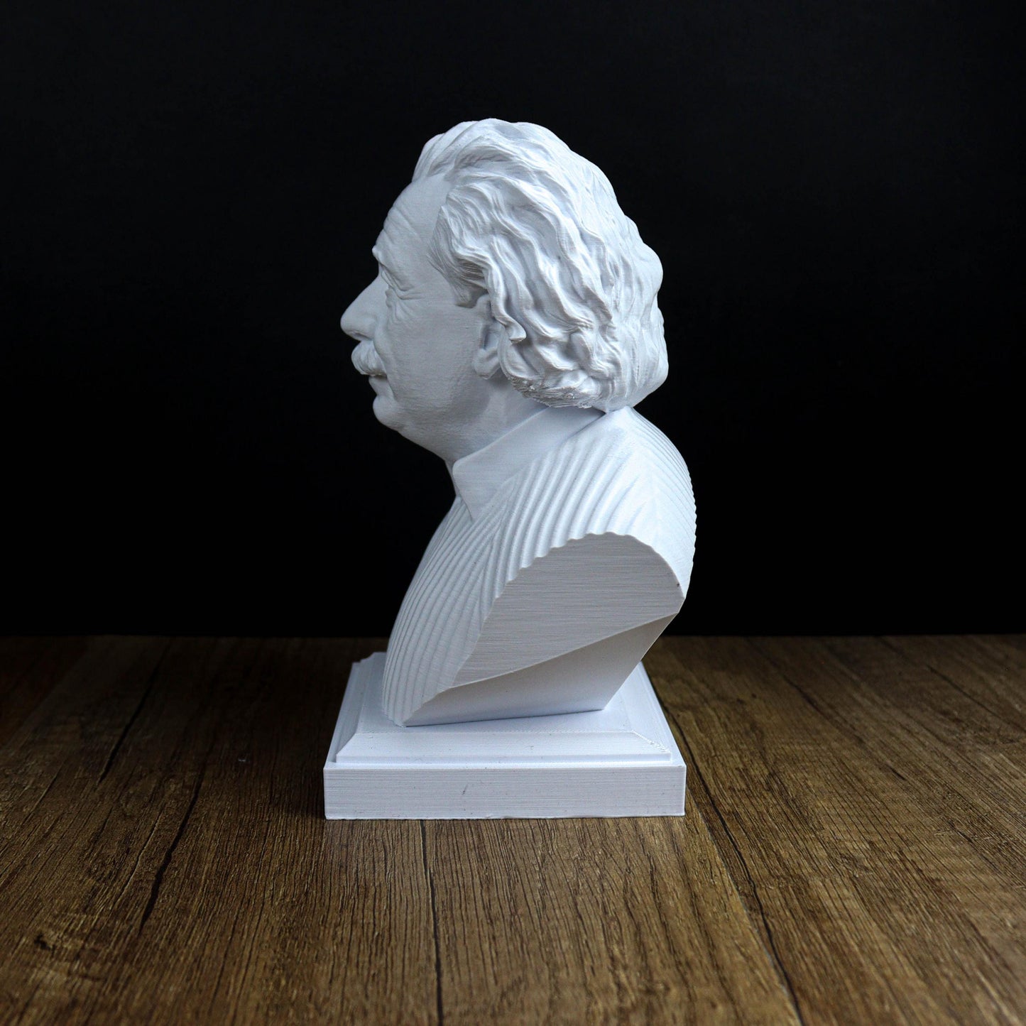 Albert Einstein Bust, German Physicist and Mathematician Desktop Statue