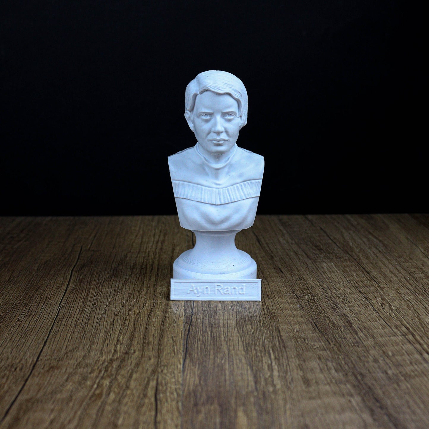 Ayn Rand Bust, Iconic Philosopher Statue, Bookshelf Home Decor