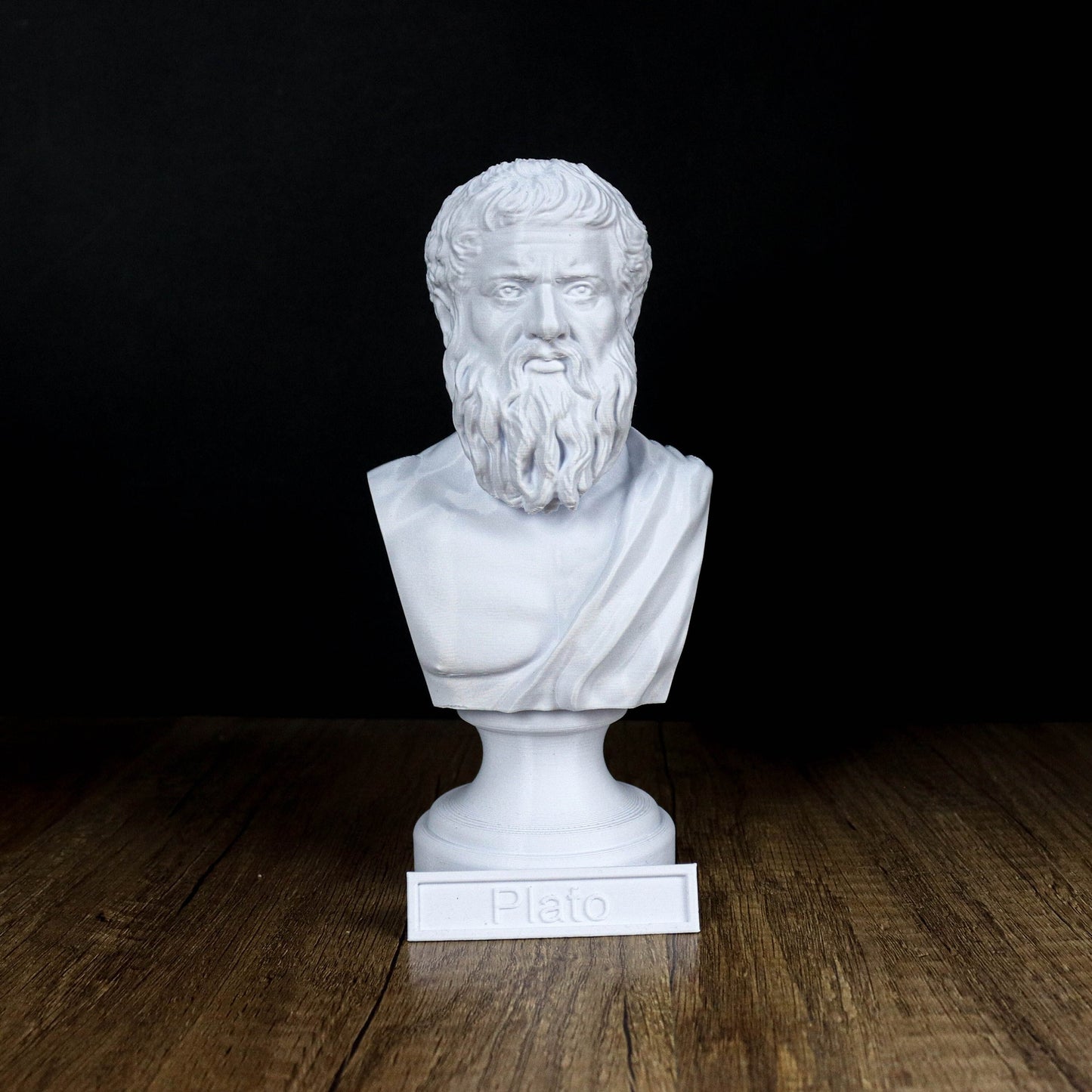 Plato Bust, Greek philosopher Statue, Greek Mythology Inspired Sculpture
