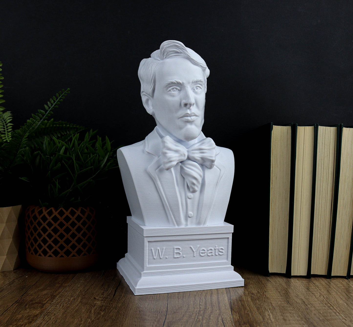 William Butler Yeats Bust, Literary Home Decor Statue