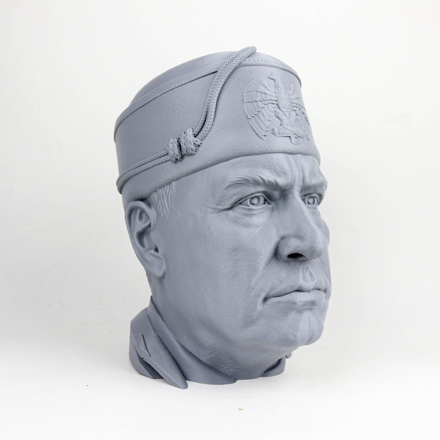 Benito Mussolini Bust, Il Duce Statue, Former Prime Minister of Italy Headphone Decor
