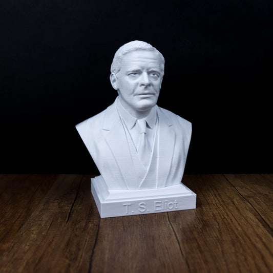 T.S. Eliot Bust, Modernist Poetry Gift for Book Lovers