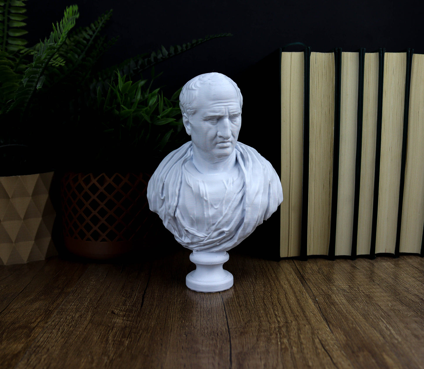 Cicero Bust, Ancient Roman Philosopher Sculpture, Roman History Decor
