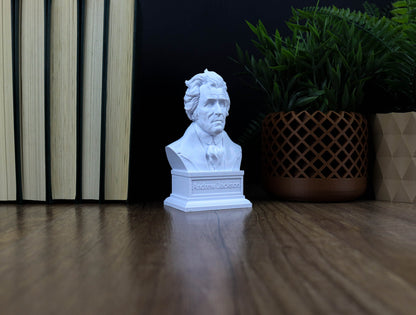 Andrew Jackson Bust, 7th U.S. President, American History Art Decor