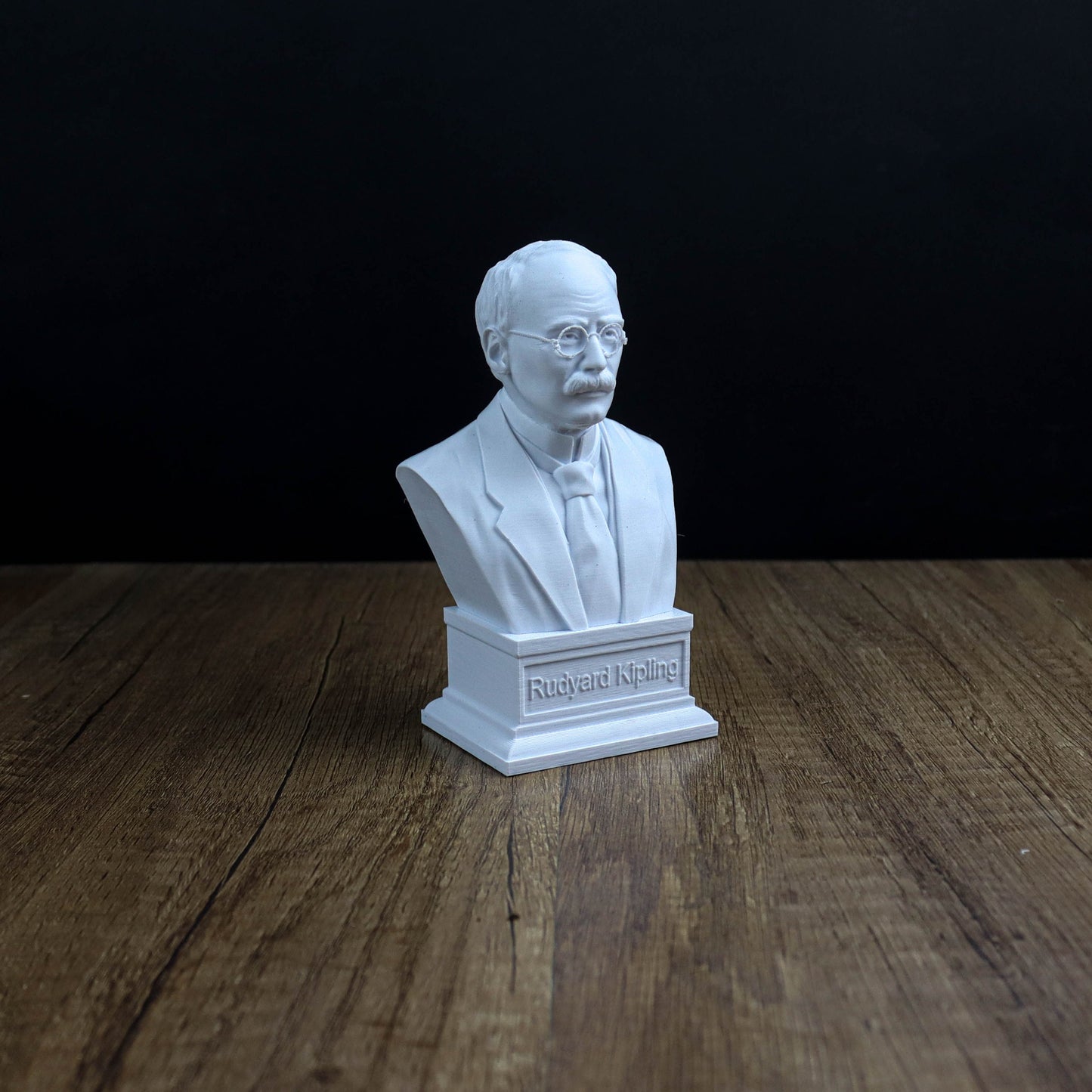 Rudyard Kipling Bust, British author Statue, Sculpture Decoration