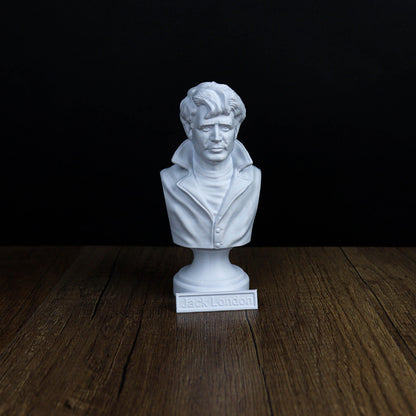 Jack London Bust, Classic Literature Home & Office Decor