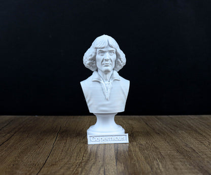 Nicolaus Copernicus Bust, Renaissance Polymath Statue, Sculpture Decoration ,Astronomy lover gift, Home Decor