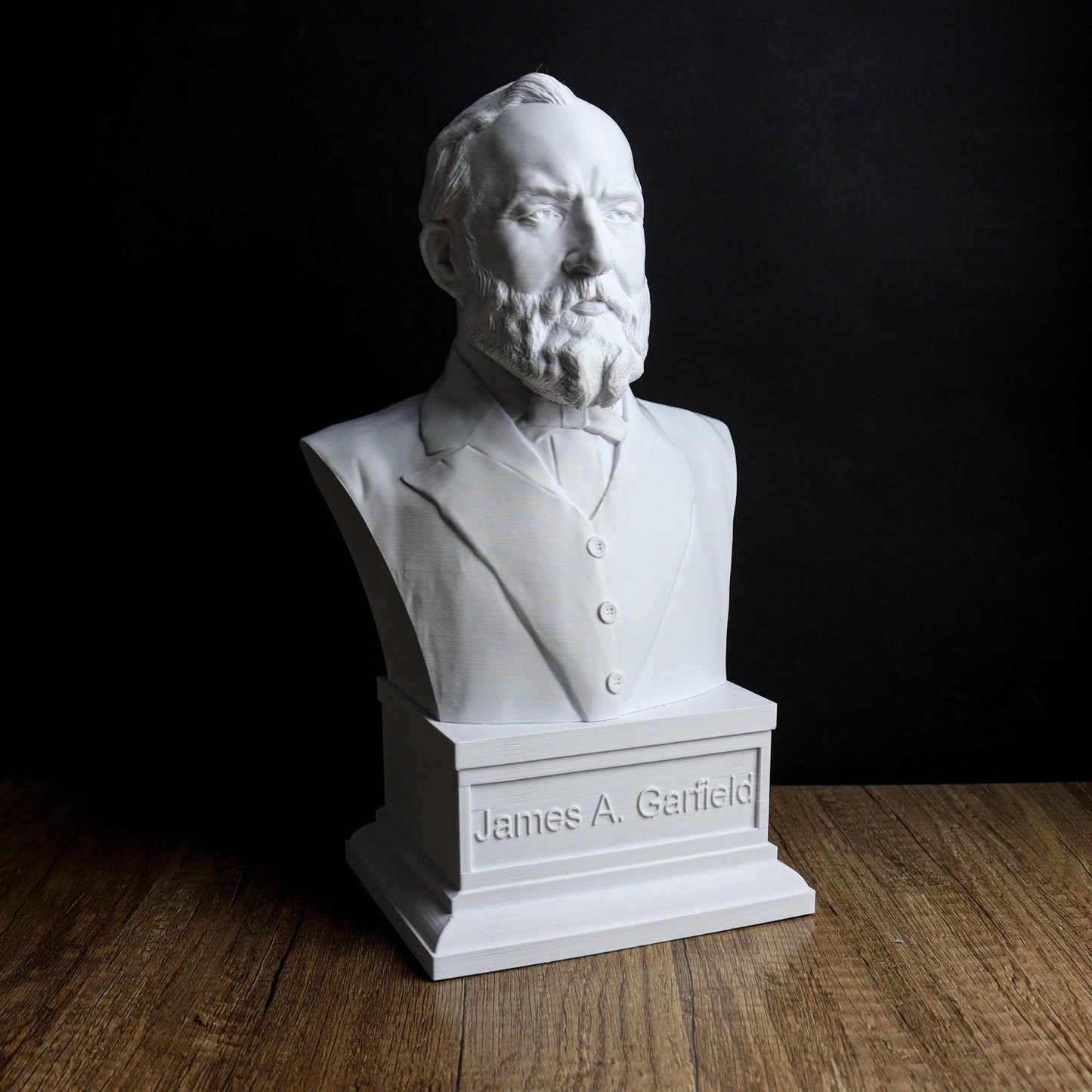 James A. Garfield Bust, 20th President of the United States, Historical Bookshelf Decor, Patriotic Gift for History Lovers
