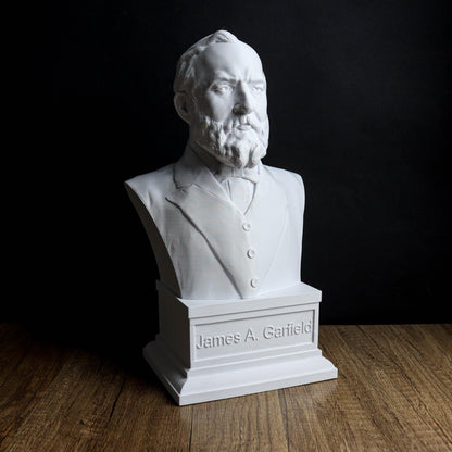James A. Garfield Bust, 20th President of the United States, Historical Bookshelf Decor, Patriotic Gift for History Lovers