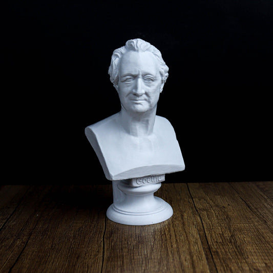 Goethe Bust, Johann Wolfgang von Goethe Sculpture, Romantic Era Poet Statue