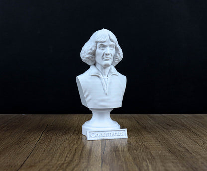 Nicolaus Copernicus Bust, Renaissance Polymath Statue, Sculpture Decoration ,Astronomy lover gift, Home Decor