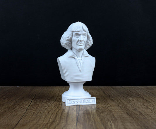 Nicolaus Copernicus Bust, Renaissance Polymath Statue, Sculpture Decoration ,Astronomy lover gift, Home Decor