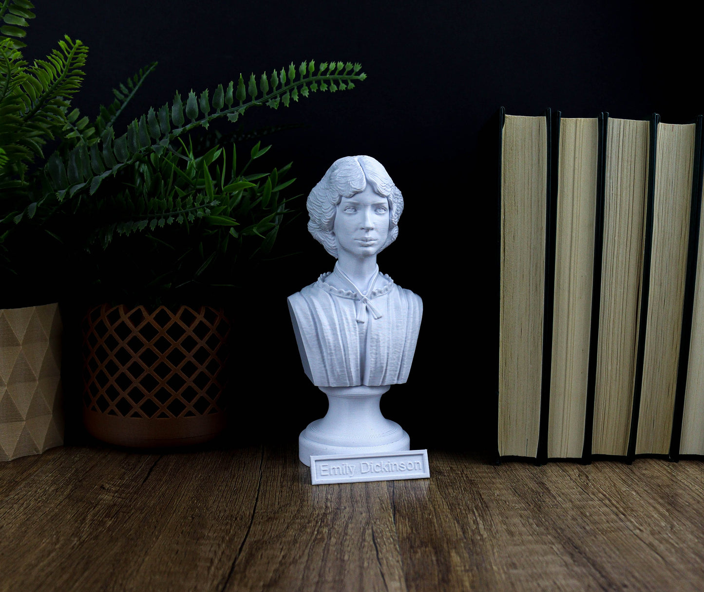Emily Dickinson Ethereal Essence Bust Sculpture