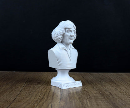 Nicolaus Copernicus Bust, Renaissance Polymath Statue, Sculpture Decoration ,Astronomy lover gift, Home Decor