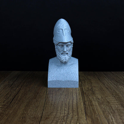 Pericles 3D Printed Bust, Greek Statesman Sculpture