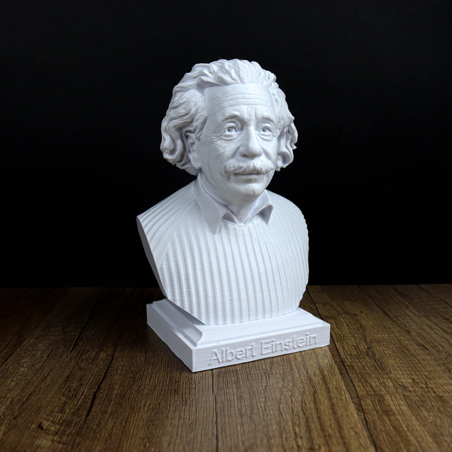 Albert Einstein Bust, German Physicist and Mathematician Desktop Statue