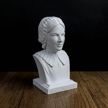 Florence Nightingale Bust, Medical history decor, Healthcare Hero Sculpture