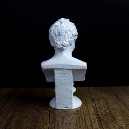 Goethe Bust, Johann Wolfgang von Goethe Sculpture, Romantic Era Poet Statue