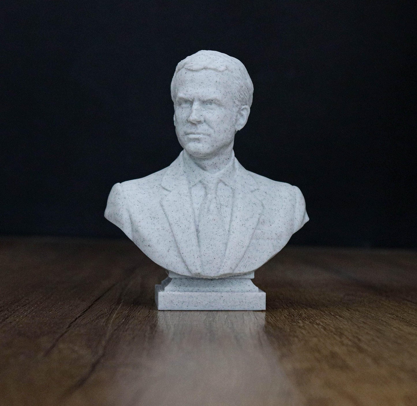 Emanuel Macron Bust, President of France 3D Sculpture