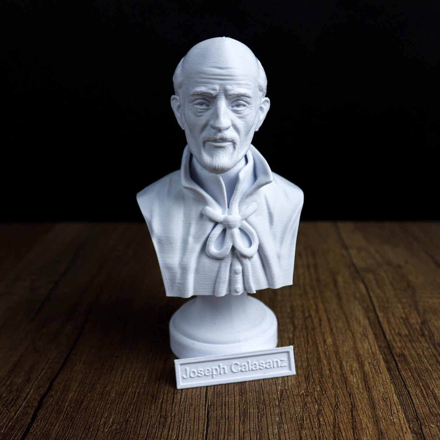 Joseph Calasanz Bust, Patron Saint of Education Statue for Bookshelf & Home Decor