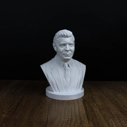 Clark Gable Bust, Classic Hollywood Icon Home Decor