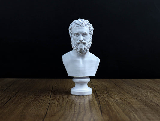 Thales of Miletus Bust, Greek philosopher Statue