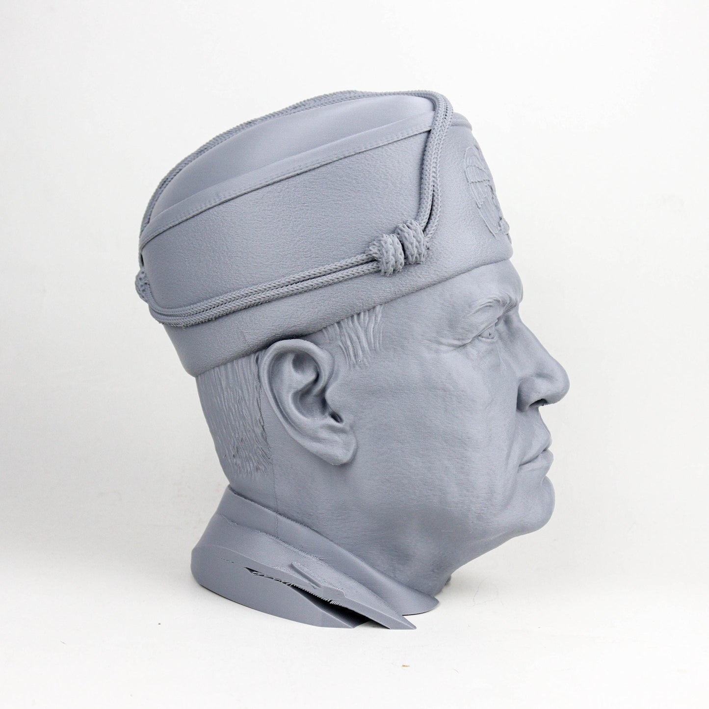 Benito Mussolini Bust, Il Duce Statue, Former Prime Minister of Italy Headphone Decor